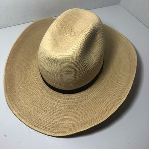 Sun Body Hats Handcrafted Of Palm Leaves Houston TX Cowboy Hat 7 3/8 (59)